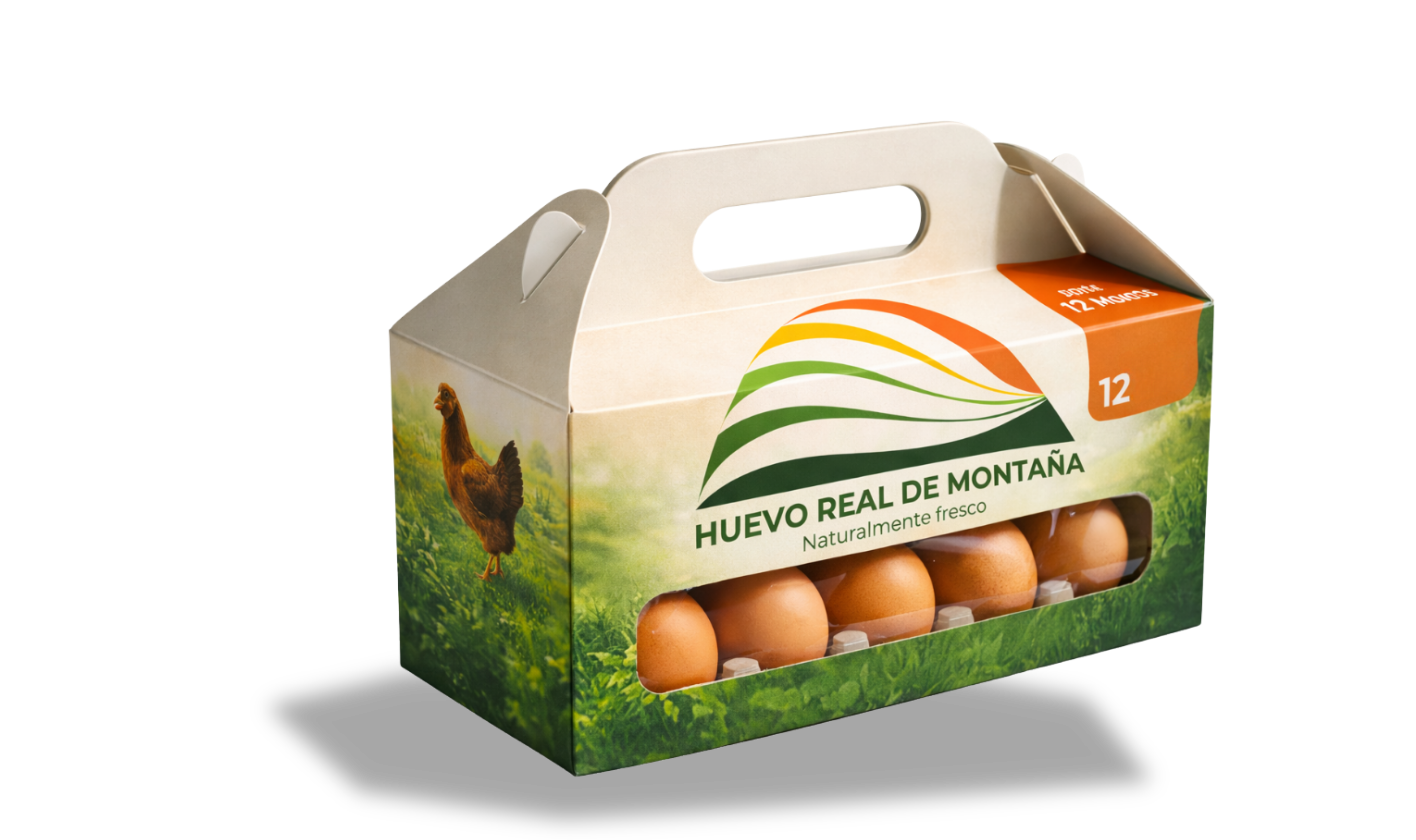 Caja ergonómica biodegradable